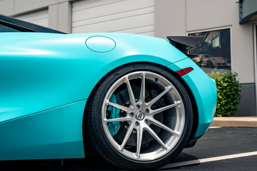 HRE P104 forged wheel on Mclaren 720S