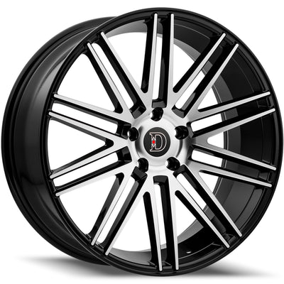 Defy D09 Black Machined Wheel