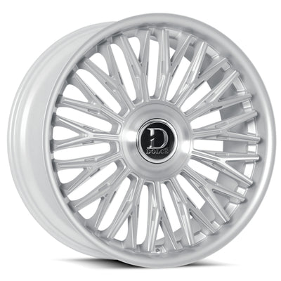 Dolce Luxury Lusso Silver Brushed Wheel