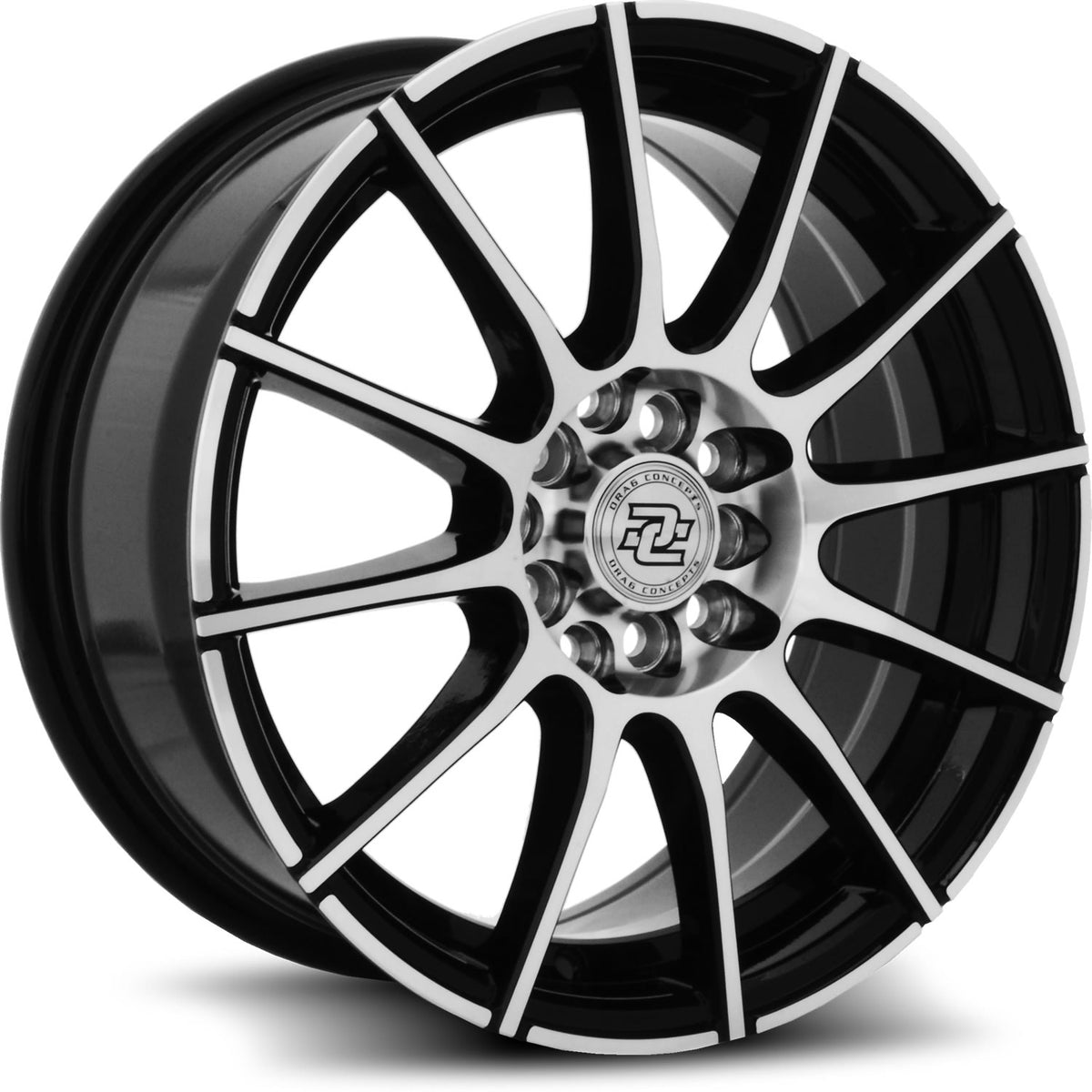 Drag Concepts R16 Black Machined Wheel
