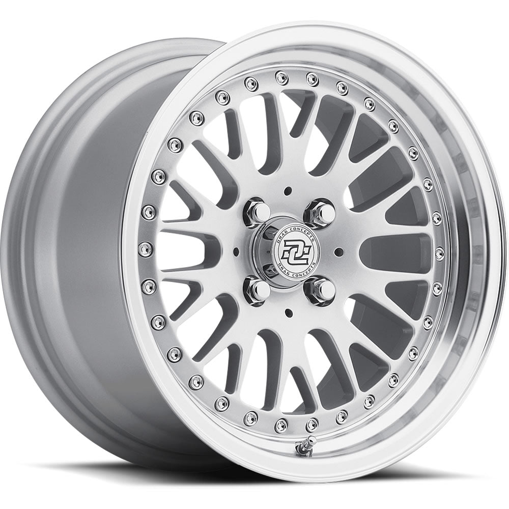 Drag Concepts R17 Silver Machined Wheel