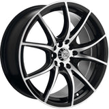 Drag Concepts R27 Black Machined Wheel