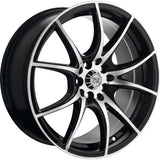 Drag Concepts R27 Black Machined Wheel