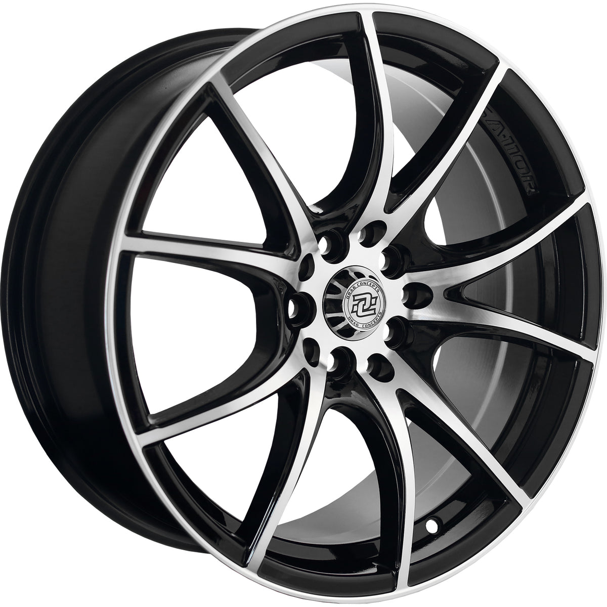 Drag Concepts R27 Black Machined Wheel