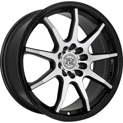 Drag Concepts R31 Black Machined Wheel