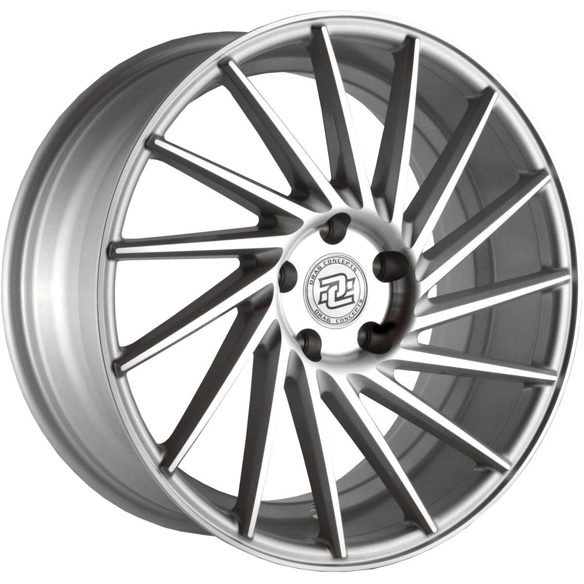 Drag Concepts R36 Silver Machined Wheel