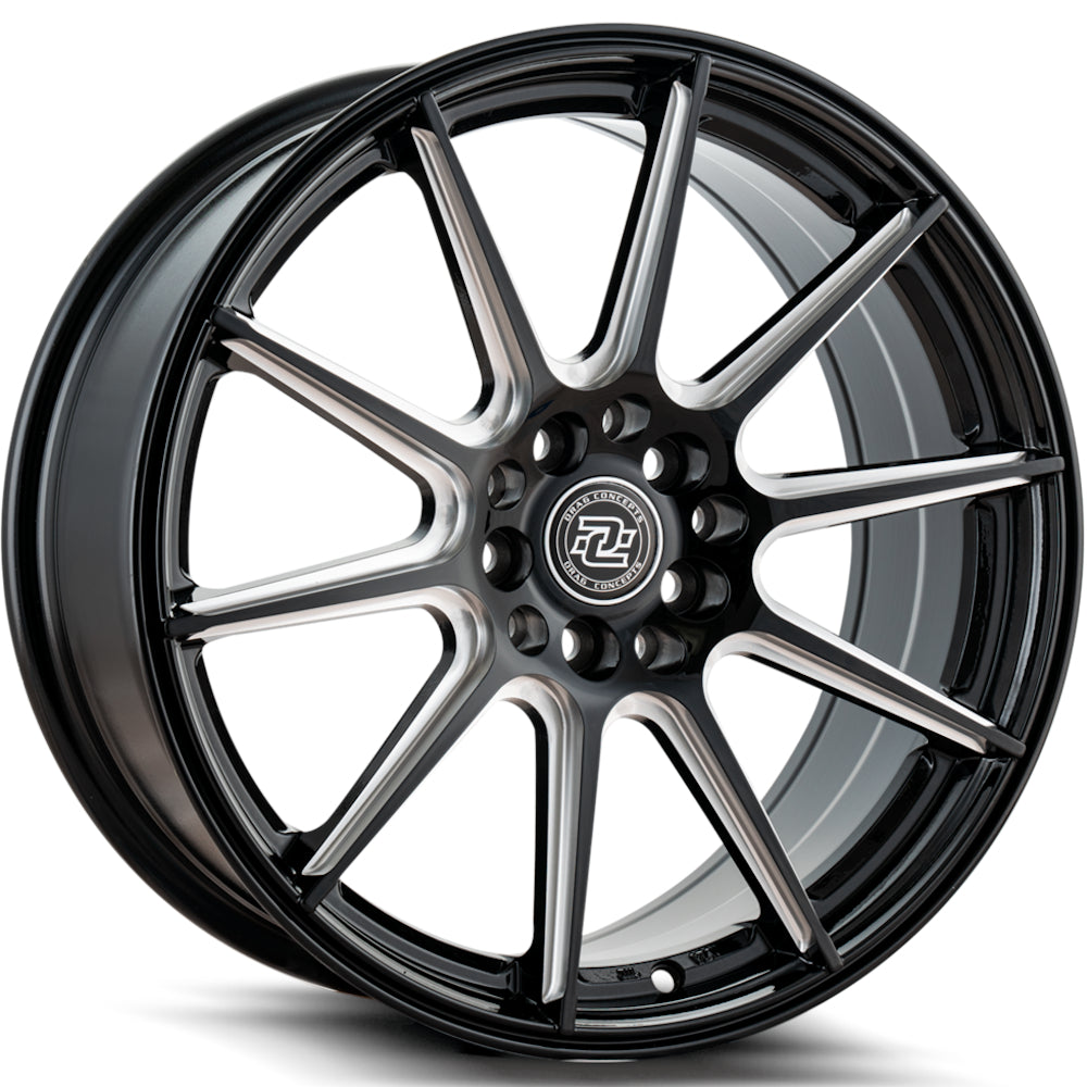 Drag Concepts R39 Black Milled Wheel