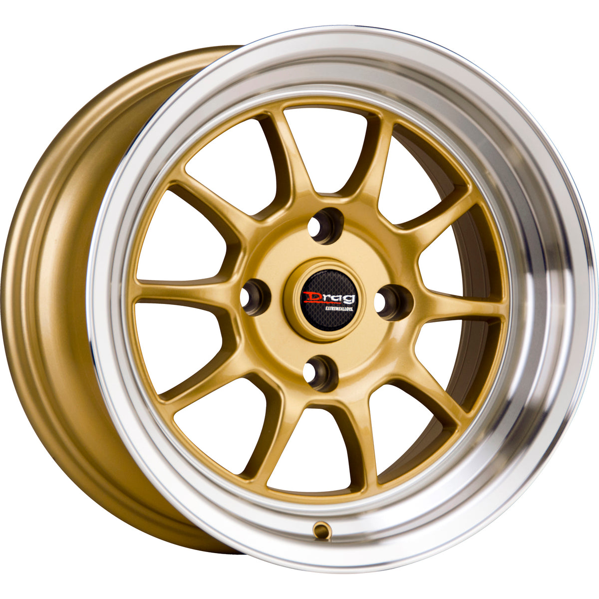 Drag DR16 Gold Machined Wheel