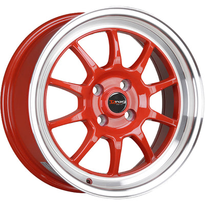 Drag DR16 Red Machined Wheel