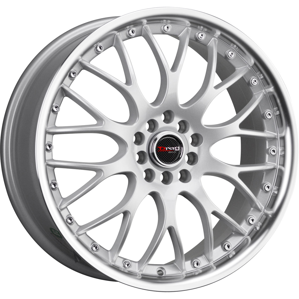 Drag DR19 Silver Machined Wheel