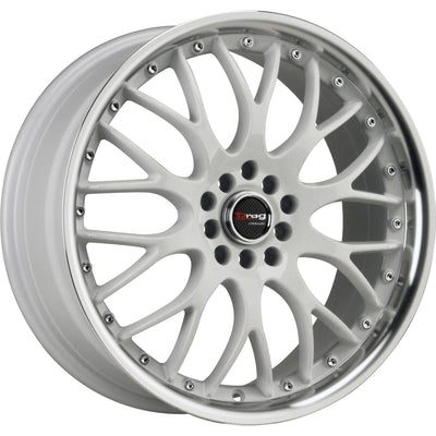Drag DR19 White Machined Wheel