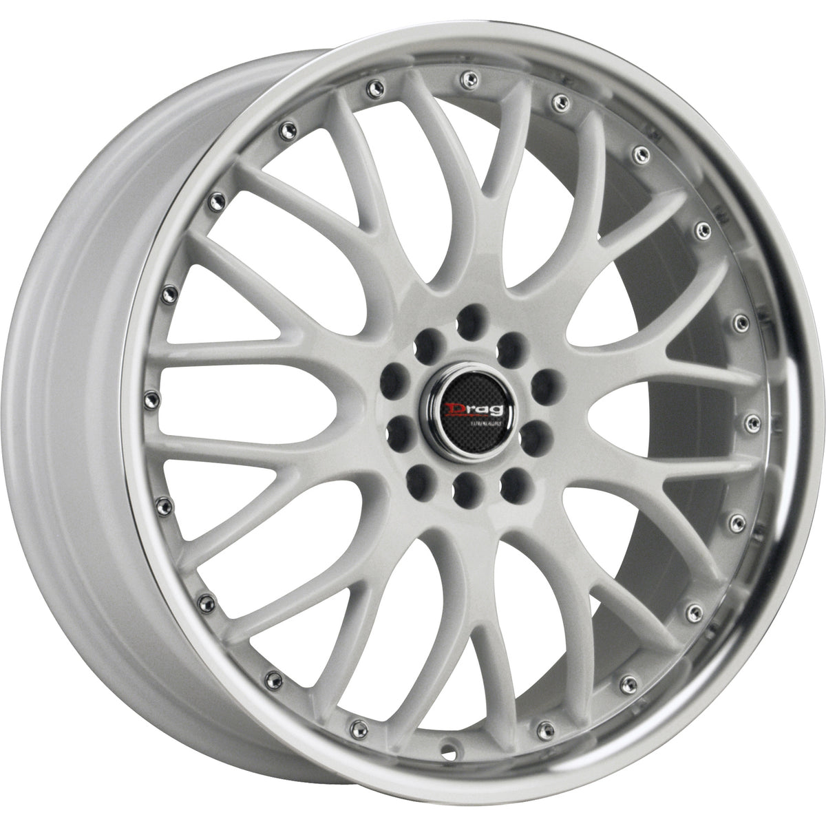 Drag DR19 White Machined Wheel