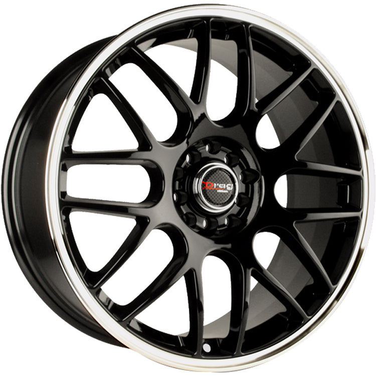 Drag DR34 Black Machined Wheel