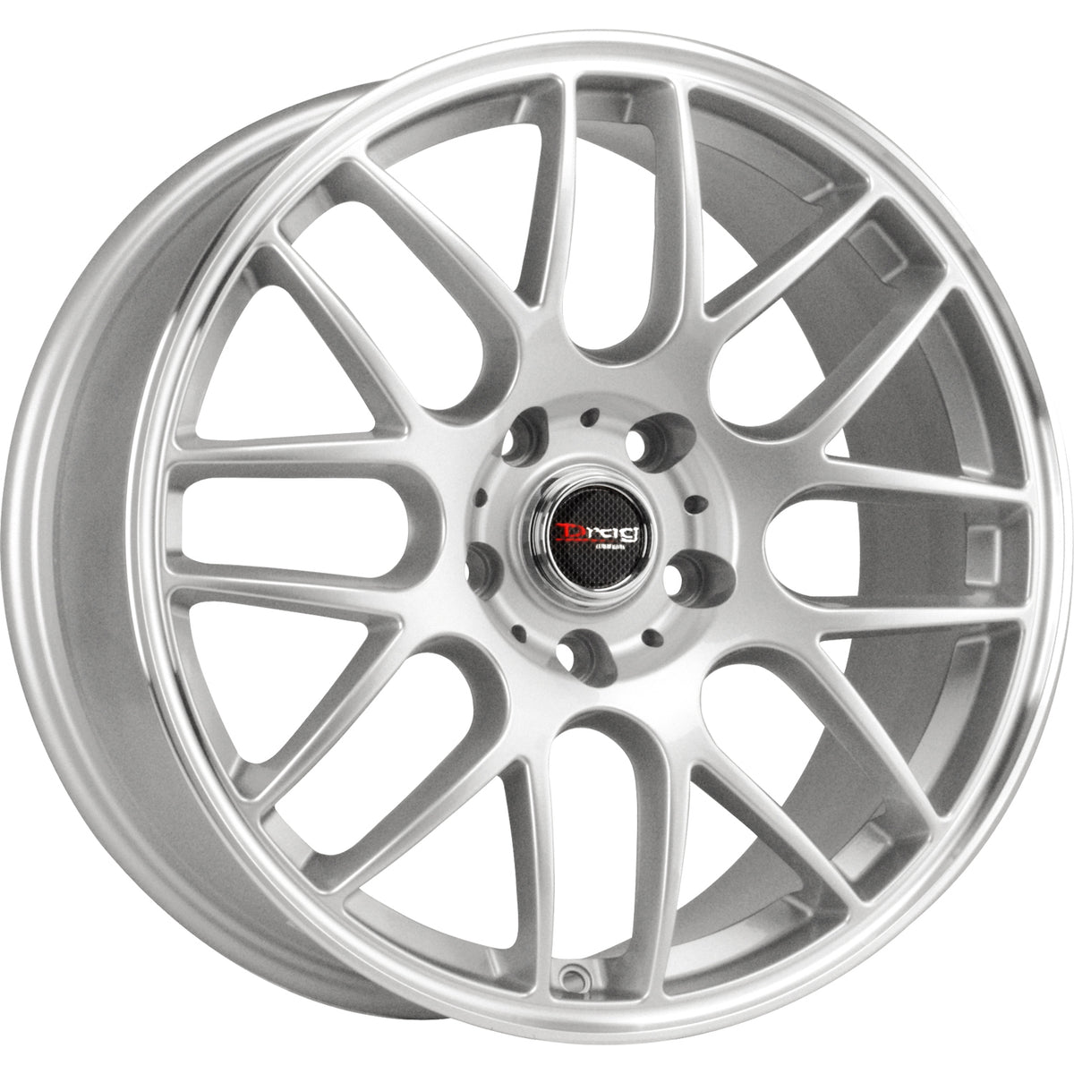 Drag DR37 Silver Machined Wheel
