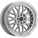 Drag DR44 Silver Machined Wheel