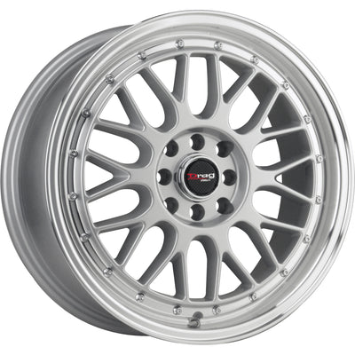 Drag DR44 Silver Machined Wheel