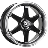 Drag DR53 Black Machined Wheel