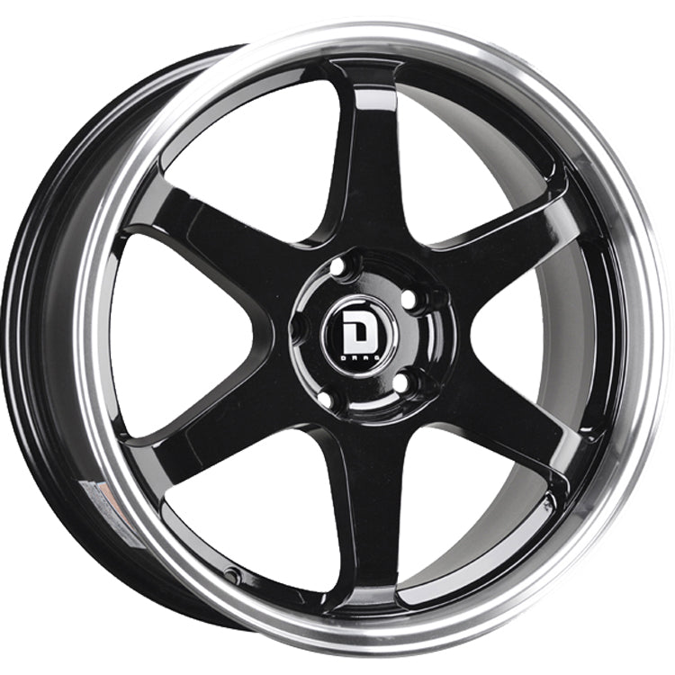 Drag DR53 Black Machined Wheel