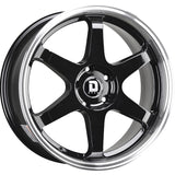 Drag DR53 Black Machined Wheel