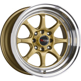 Drag DR54 Gold Machined Wheel