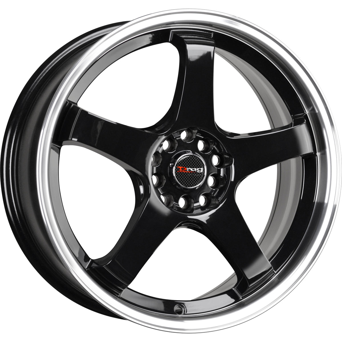 Drag DR63 Black Machined Wheel