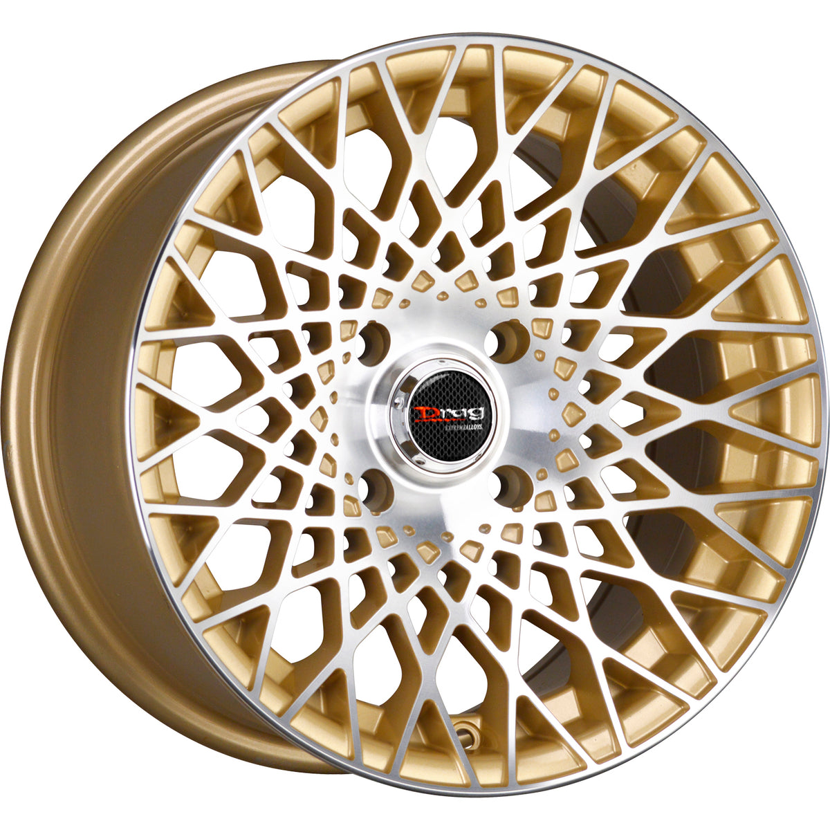 Drag DR65 Gold Machined Wheel