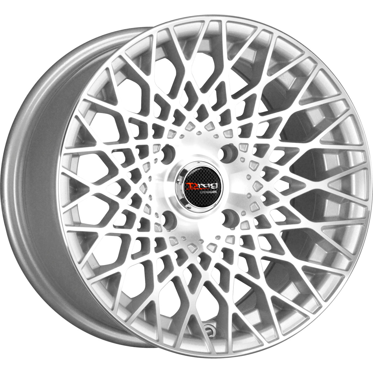 Drag DR65 Silver Machined Wheel