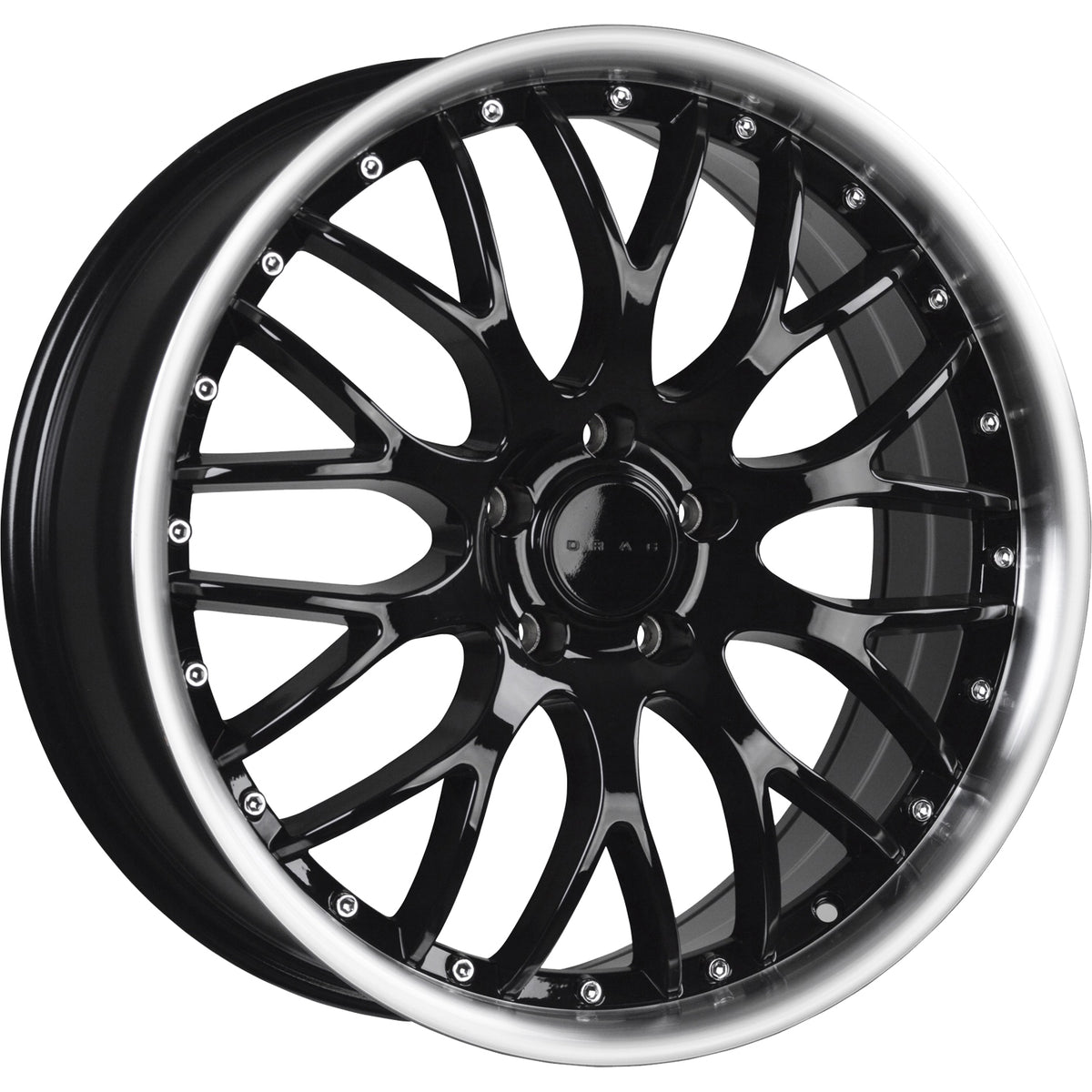 Drag DR75 Black Machined Wheel