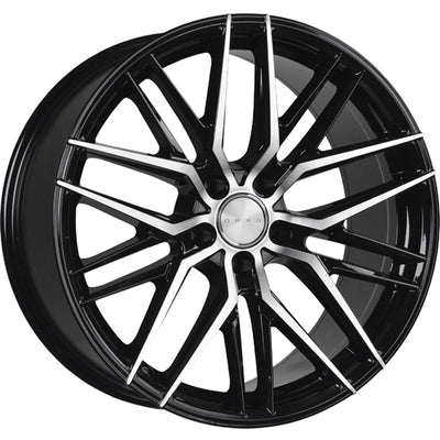 Drag DR77 Black Machined wheel