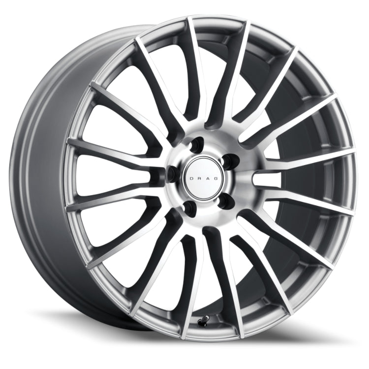 Drag DR81 Silver Machined Wheel