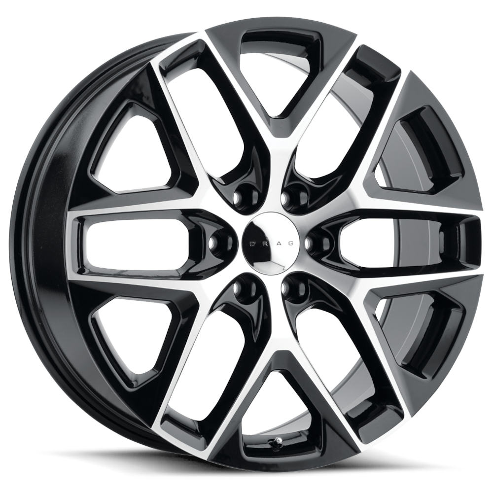 Drag DR85 Black Machined Wheel