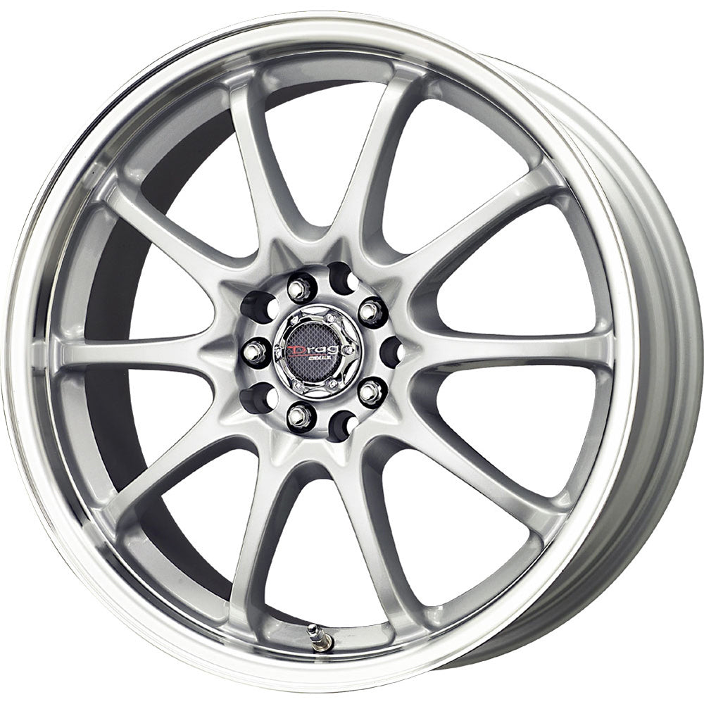 Drag DR9 Silver Machined Wheel