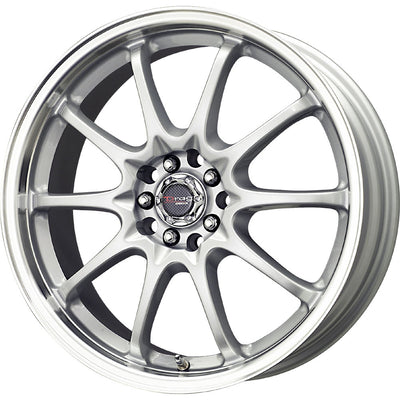 Drag DR9 Silver Machined Wheel