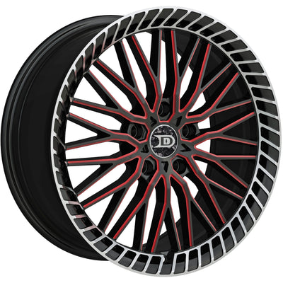 Drastic DS4 Black Red Milled Wheel