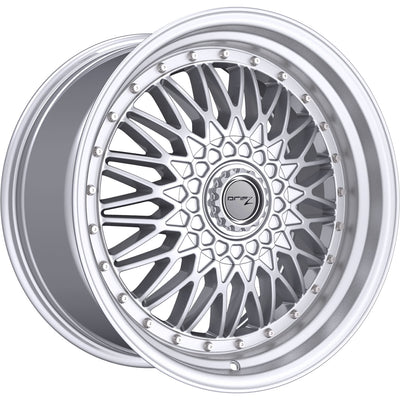 Drifz Retro Silver Machined Wheel