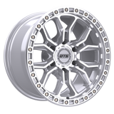 Dropstars Trail Series 608MS Silver Wheel - angled view