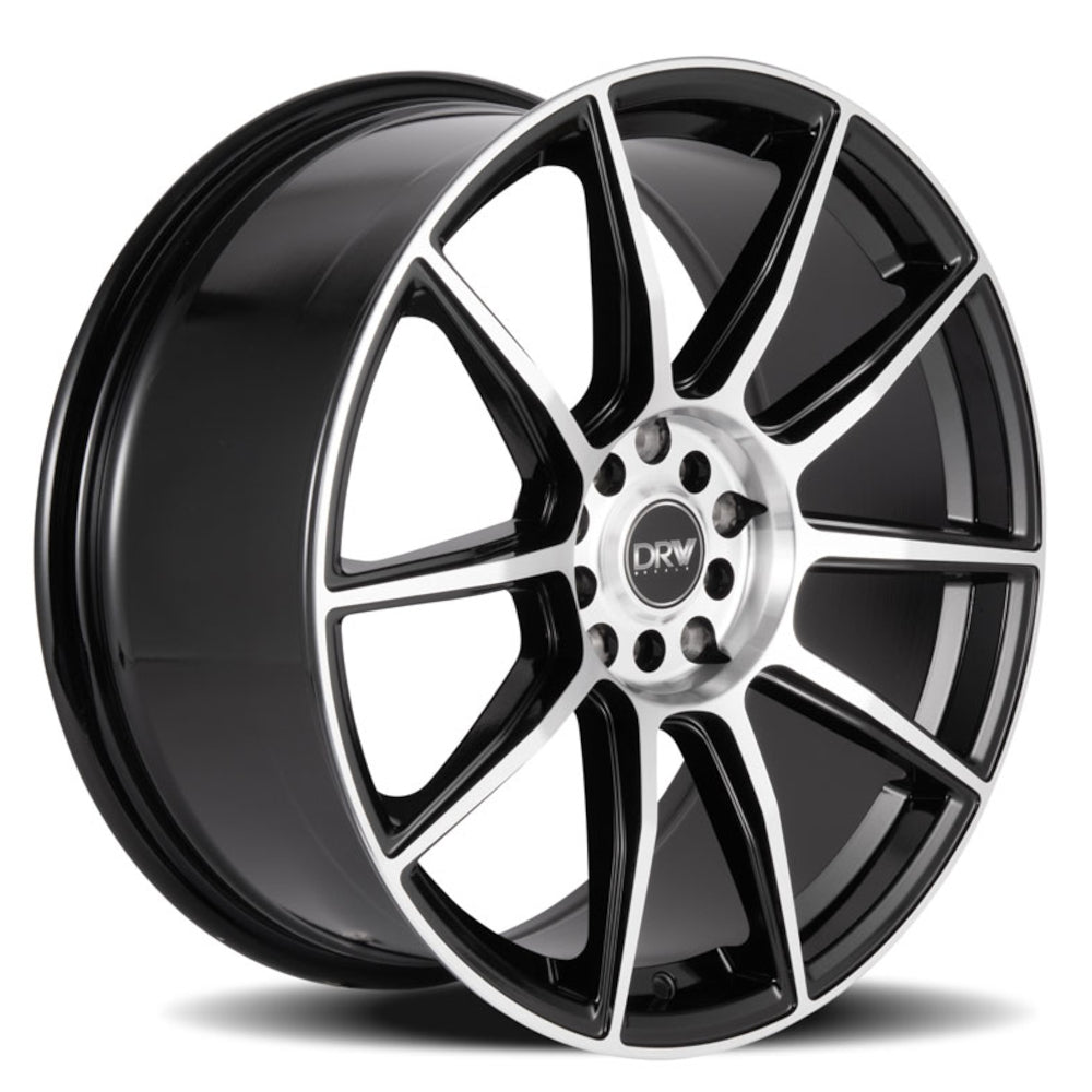 DRW D20 Black Machined Wheel