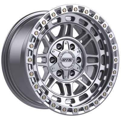 DTS 603MS Silver Machined Wheel