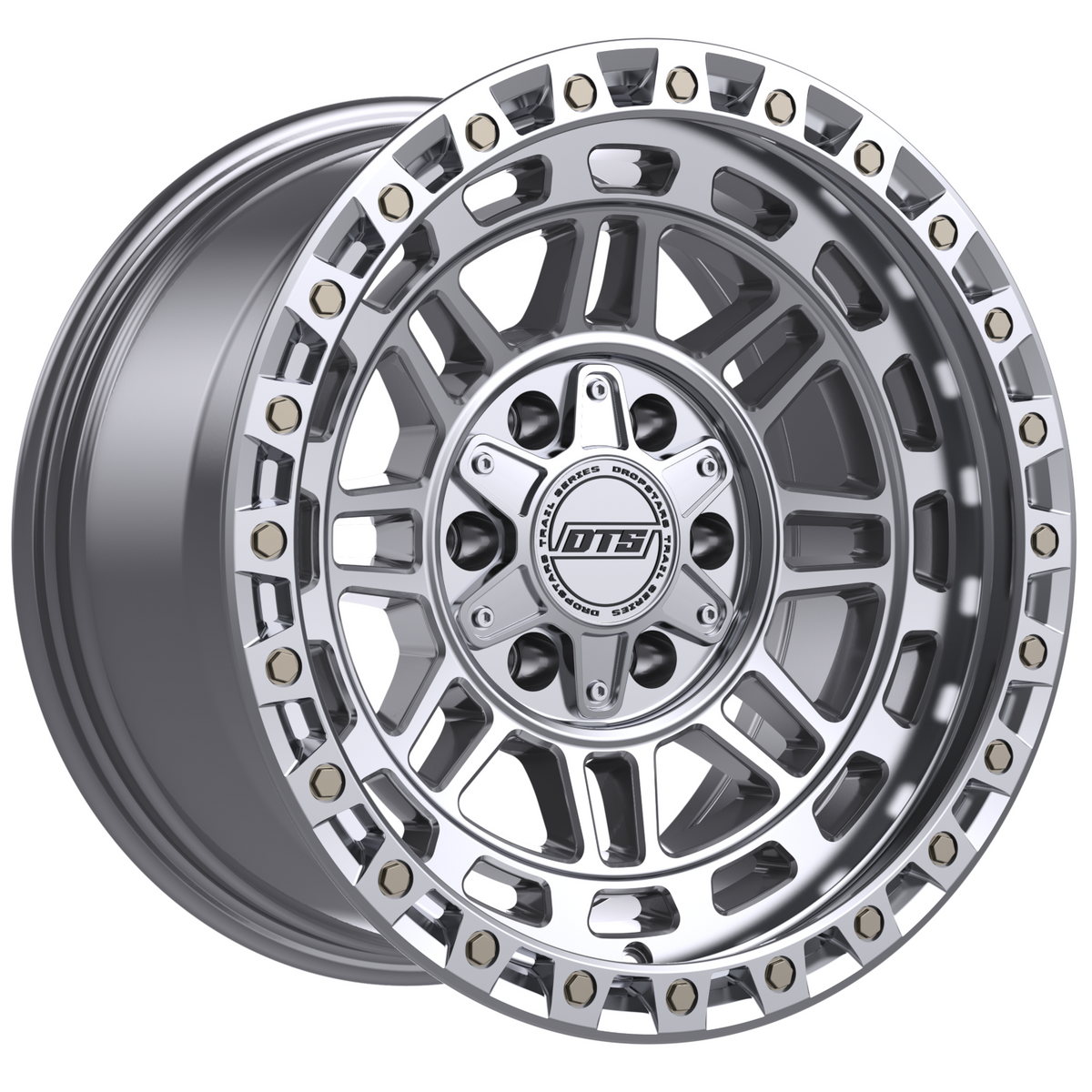DTS 603MS Silver Machined Wheel