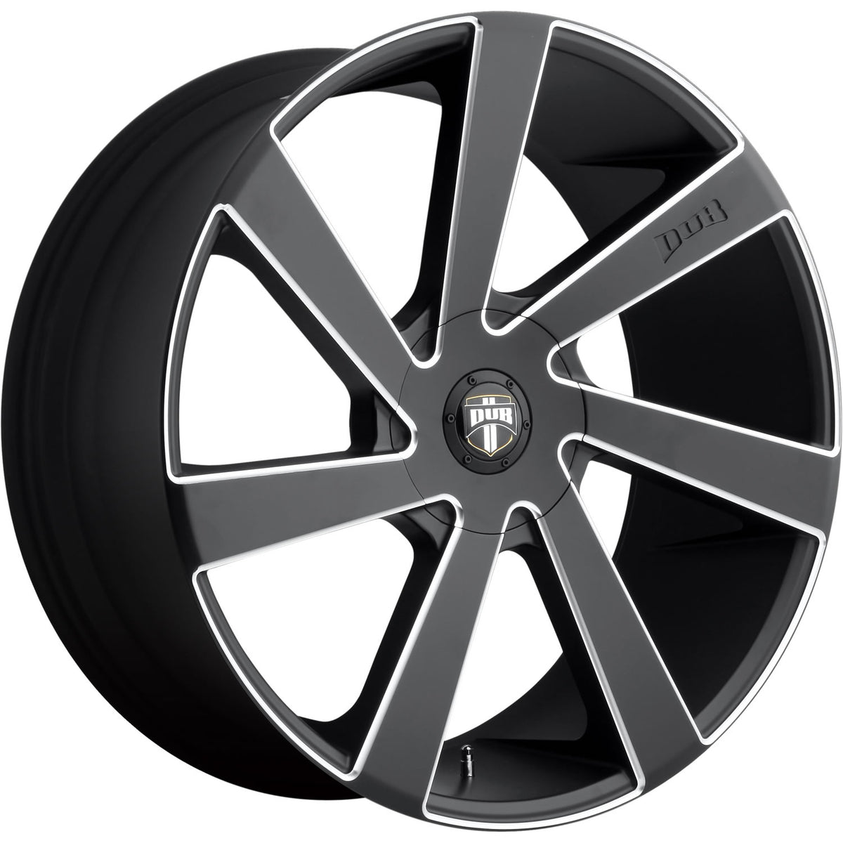 DUB Directa Black Milled Wheel