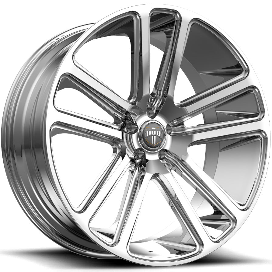 DUB Flex Chrome Wheel