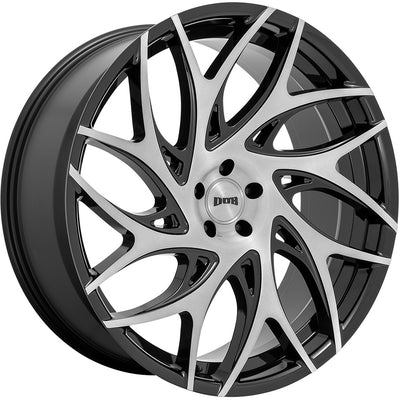 DUB G.O.A.T Black Wheel