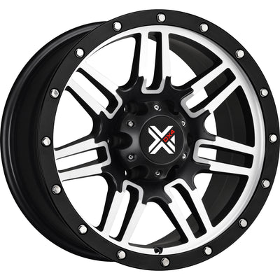 DX4 7S Black Machined Wheel
