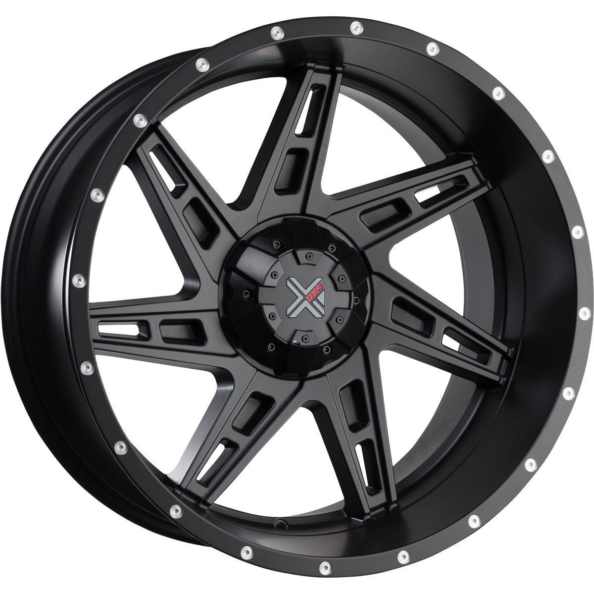 DX4 Skull Flat Black Wheel
