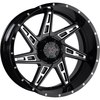 DX4 Skull Black Milled Wheel