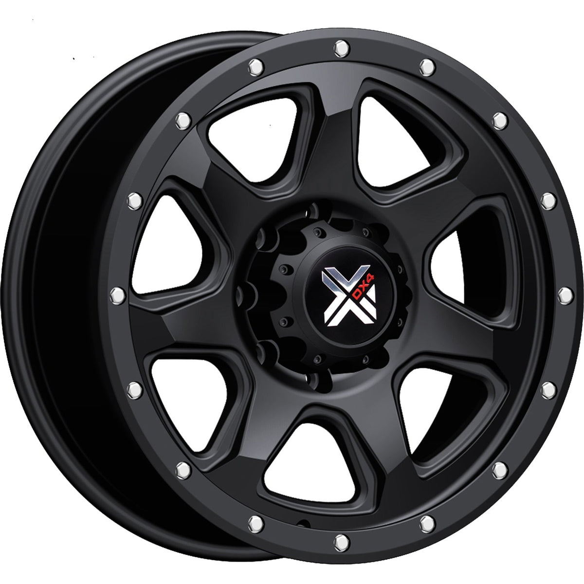 DX4 Storm 20x9 0mm Flat Black