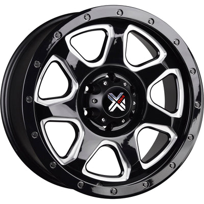 DX4 Storm Black Milled Wheel