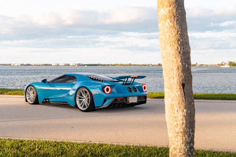 HRE P104 forged wheel on Ford GT