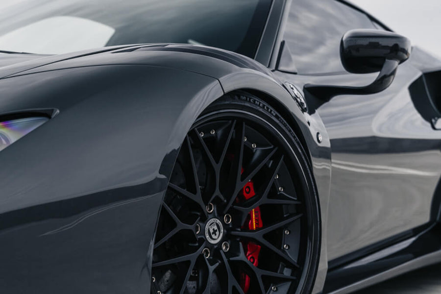 HRE S200 forged wheel on Novitec Ferrari F8 Tributo