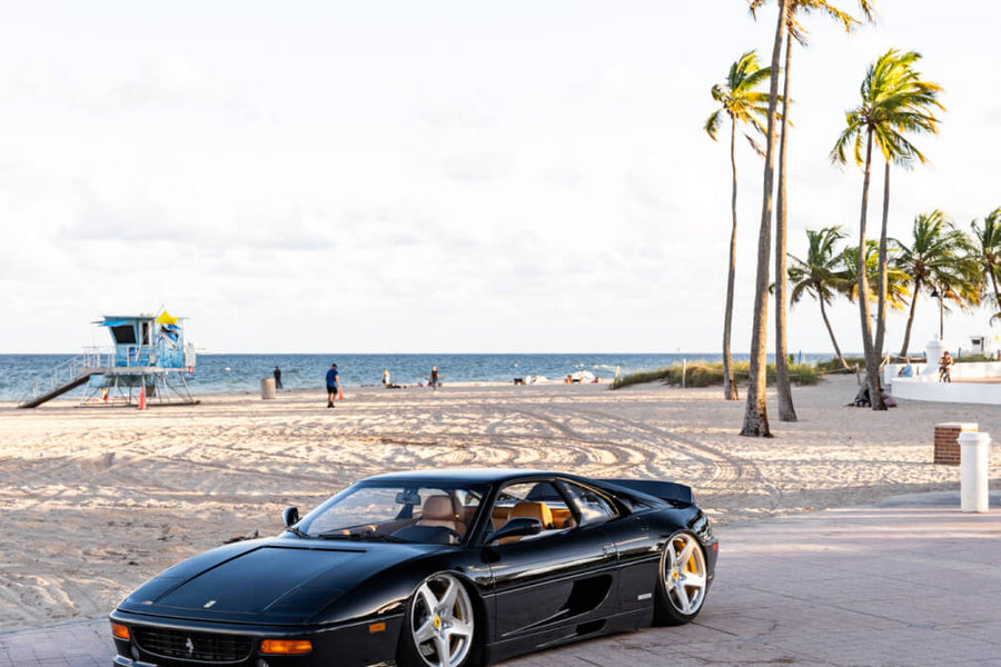 HRE 527M forged wheel on Ferrari F355